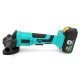 128VF 1300W 10000RPM Cordless Brushless Angle Grinder with 16800mAh Li-Ion Battery