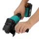 128VF 1300W 10000RPM Cordless Brushless Angle Grinder with 16800mAh Li-Ion Battery 128VF 1300W 10000RPM Cordless Brushless Angle Grinder with 16800mAh Li-Ion Battery
