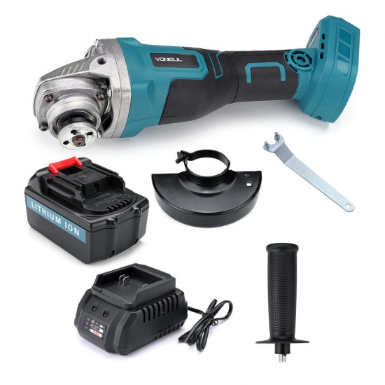 128tv 29800mA Electric Angle Grinder Cordless Polisher Polishing Machine Cutting Tool