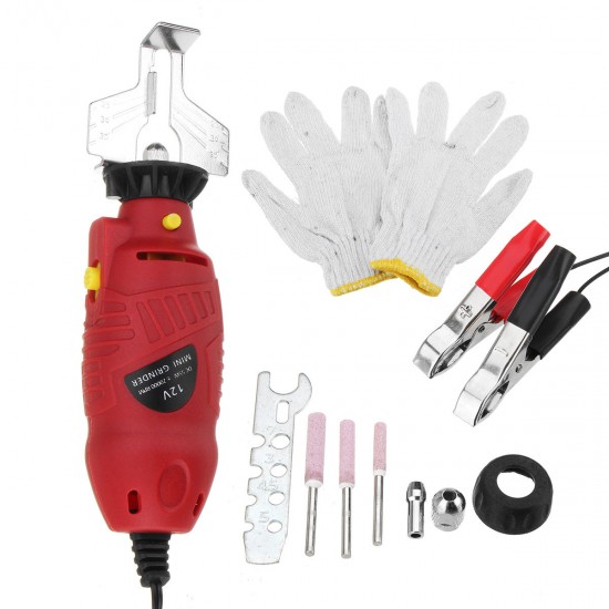 12V Chainsaw Sharpener Electric Handheld Grinder Tools File Set 12V Chainsaw Sharpener Electric Handheld Grinder Tools File Set