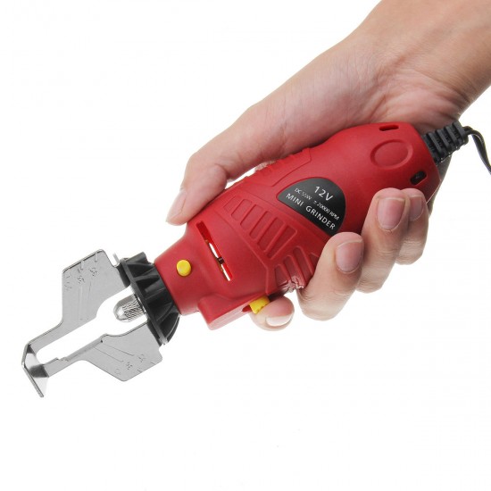 12V Chainsaw Sharpener Electric Handheld Grinder Tools File Set