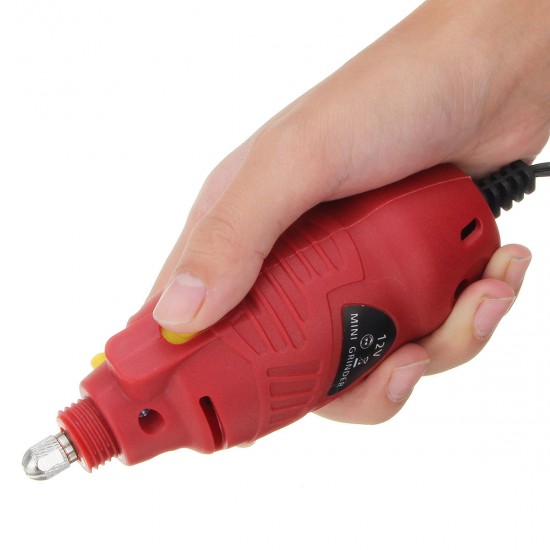 12V Chainsaw Sharpener Electric Handheld Grinder Tools File Set