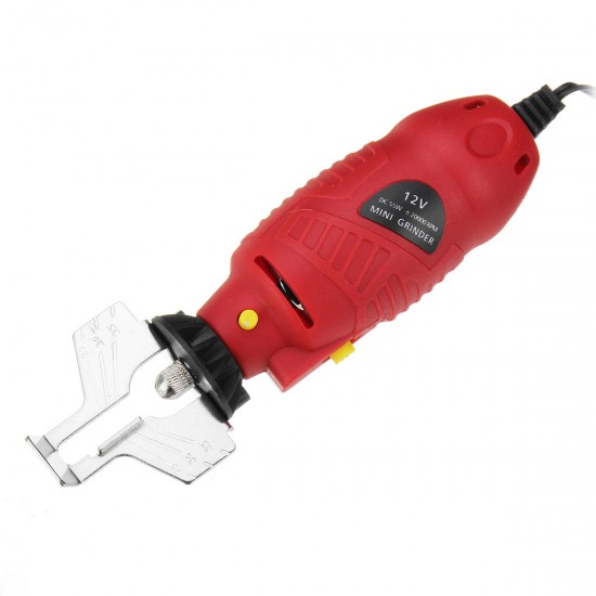 12V Chainsaw Sharpener Electric Handheld Grinder Tools File Set