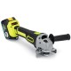 1300W 18800mAh Rechargable Cordless Brushless Angle Grinder 2 Gears Disc Polishing Machine Grinding Tool 2 Li-ion Batteries 1300W 18800mAh Rechargable Cordless Brushless Angle Grinder 2 Gears Disc Polishing Machine Grinding Tool 2 Li-ion Batteries