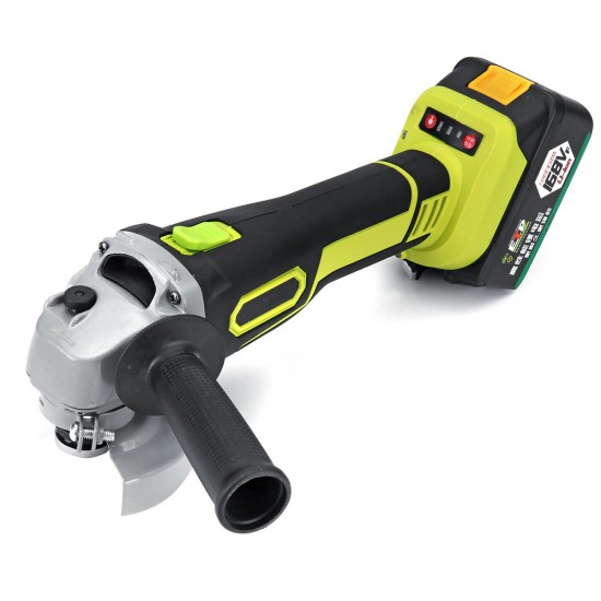 1300W 18800mAh Rechargable Cordless Brushless Angle Grinder 2 Gears Disc Polishing Machine Grinding Tool 2 Li-ion Batteries 1300W 18800mAh Rechargable Cordless Brushless Angle Grinder 2 Gears Disc Polishing Machine Grinding Tool 2 Li-ion Batteries