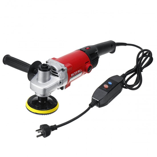 1400W WET Polisher Angle Grinder Diamond Polishing Machine Grit Pads Concrete Marble Granite