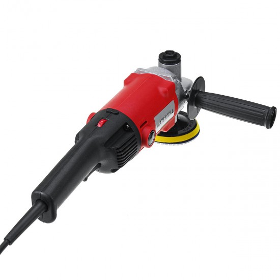 1400W WET Polisher Angle Grinder Diamond Polishing Machine Grit Pads Concrete Marble Granite