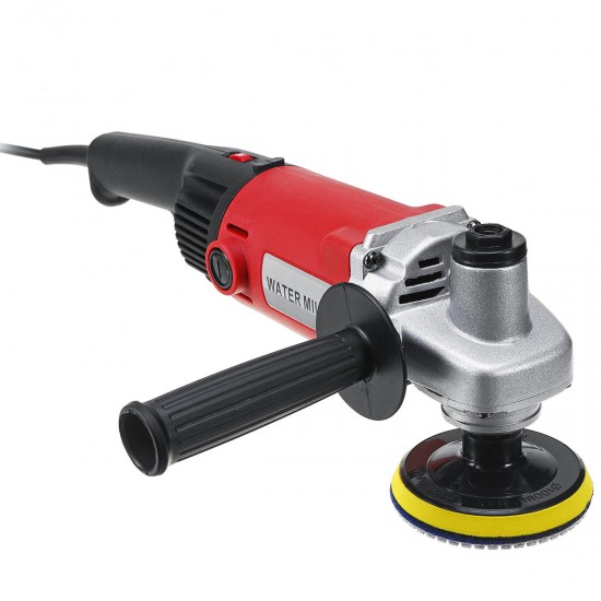 1400W WET Polisher Angle Grinder Diamond Polishing Machine Grit Pads Concrete Marble Granite