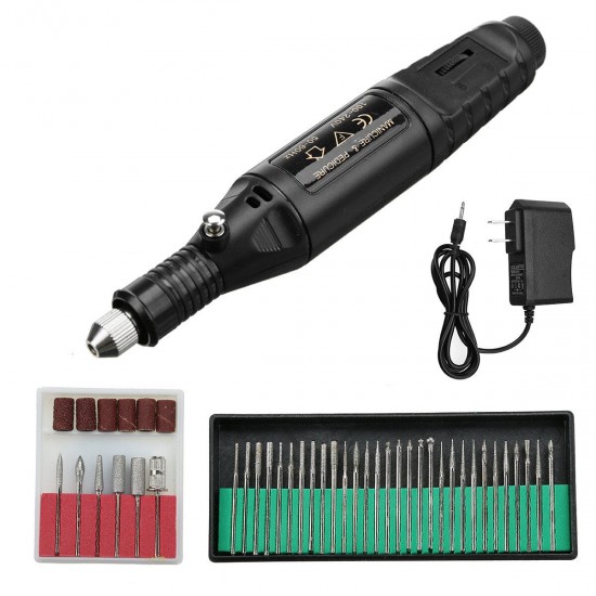 14/44/114pcs USB Mini Electric Carving Pen Multifunctional Metal Polishing Sanding Tool