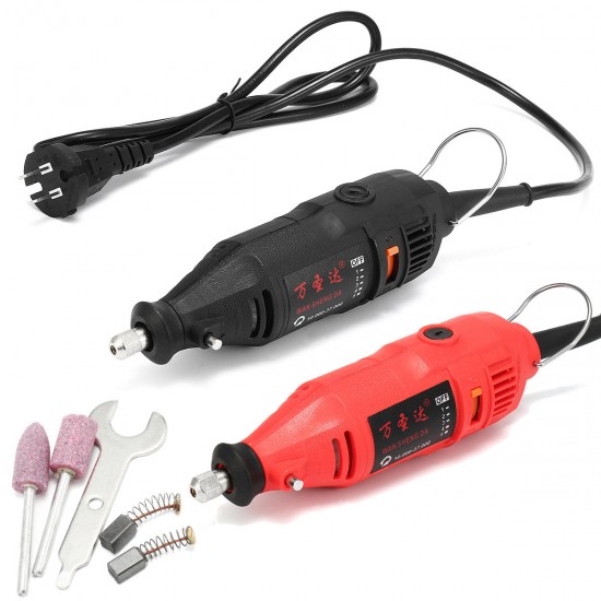 180W Mini Electric Grinder Polishing Carving Pen Machine Metal Wood Glass Tool Set