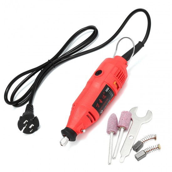 180W Mini Electric Grinder Polishing Carving Pen Machine Metal Wood Glass Tool Set