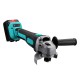 188VF/218VF Brushless Cordless Angle Grinder Electric Power Polishing Cutting W/ 1 or 2 Li-ion Battery