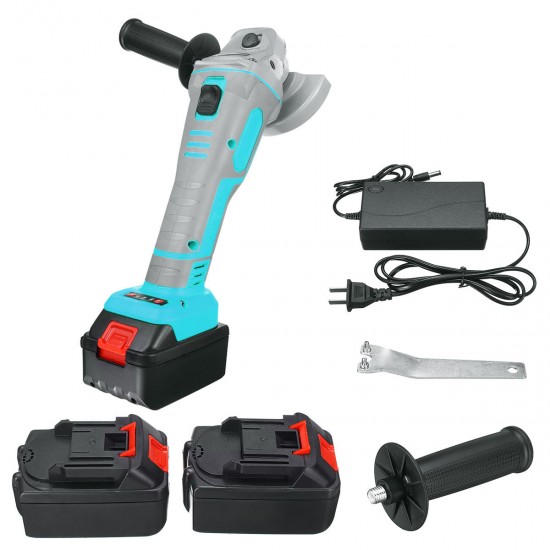 188VF/218VF Brushless Electric Angle Grinder Cordless Polisher Polishing Machine Cutting Tool Set W/ 1 or 2 Li-ion Battery