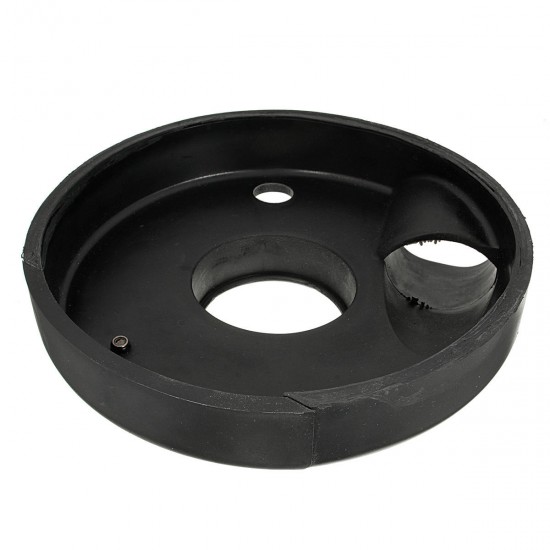 18cm Black Vacuum Dust Shroud Cover for Angle Grinder Hand Grind Convertible 18cm Black Vacuum Dust Shroud Cover for Angle Grinder Hand Grind Convertible