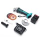 218TV 29800mAh 600W 12000r/min Cordless Electric Angle Grinder Power Cutting Tool with 3 125mm Cutting Wheels Rechargable Speed Adjustable 218TV 29800mAh 600W 12000r/min Cordless Electric Angle Grinder Power Cutting Tool with 3 125mm Cutting Wheels Rechargable Speed Adjustable