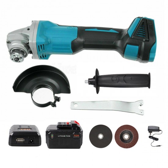 21V Cordless Brushless Lithium-Ion Angle Grinder Grinding Power Tool Cutting 21V Cordless Brushless Lithium-Ion Angle Grinder Grinding Power Tool Cutting