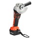 21V Lithium Ion Brushless Cordless Angle Grinder Multifunctional Cutting Polishing Electric Angle Grinding Cutting Machine