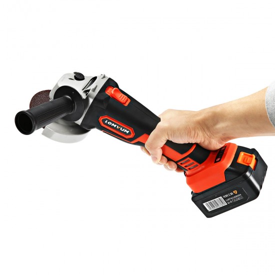 21V Lithium Ion Brushless Cordless Angle Grinder Multifunctional Cutting Polishing Electric Angle Grinding Cutting Machine