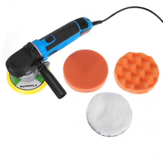 220V 680W Electric DA Polisher Car Polishing Variable Speed 6 Speed Car Waxer Sander Buffer Electric Floor Polisher