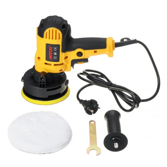 220V Electric Car Polisher Machine Adjustable Speed Sanding Waxing Polishing Tools Kit