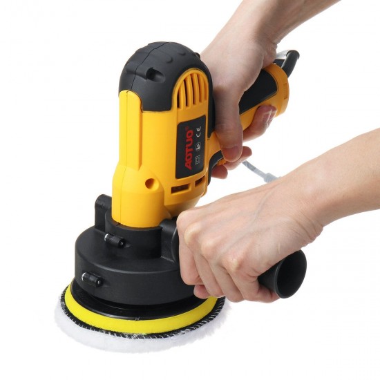 220V Electric Car Polisher Machine Adjustable Speed Sanding Waxing Polishing Tools Kit