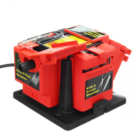 220V Multipurpose Sharpener for Drill Bits Chisels Planer Blades Scissors Knives Electric Power Tool