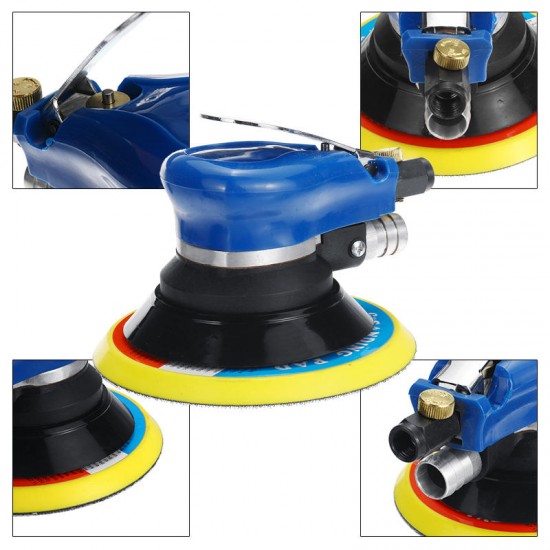 6 Inch Air Orbital Sander Dual Action Sander Pneumatic Orbit Polisher Grinding Sanding Tools Set 6 Inch Air Orbital Sander Dual Action Sander Pneumatic Orbit Polisher Grinding Sanding Tools Set