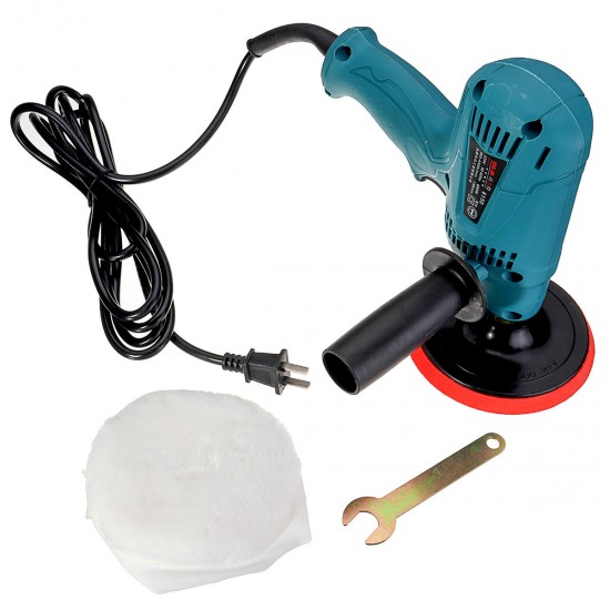 600W Disk-type Sander Polisher Waxing Polishing Machine Adjustable Speed Household