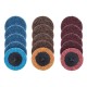 70pcs Sanding Discs Set 2'' Type R Roll Lock Discs Pads Sanding Abrasives US