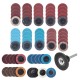 70pcs Sanding Discs Set 2'' Type R Roll Lock Discs Pads Sanding Abrasives US 70pcs Sanding Discs Set 2'' Type R Roll Lock Discs Pads Sanding Abrasives US