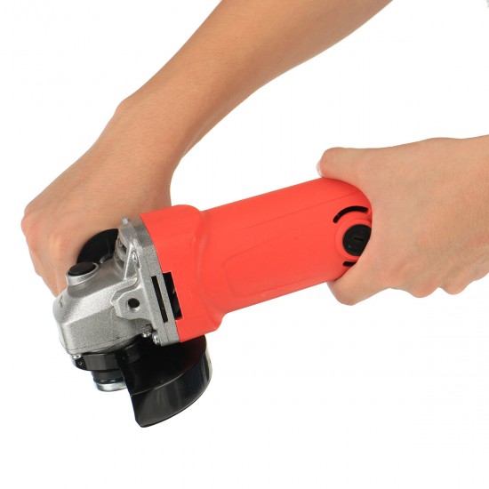 850W 100mm 11000rpm Electric Angle Grinder Cutting Machine Handheld Polishing Grinding Carving Tool