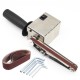 9000RPM 7 Speed Regulated Belt Machine 300W Mini Handheld Stainless Steel Polishing Belt Sander Wood Work Tool