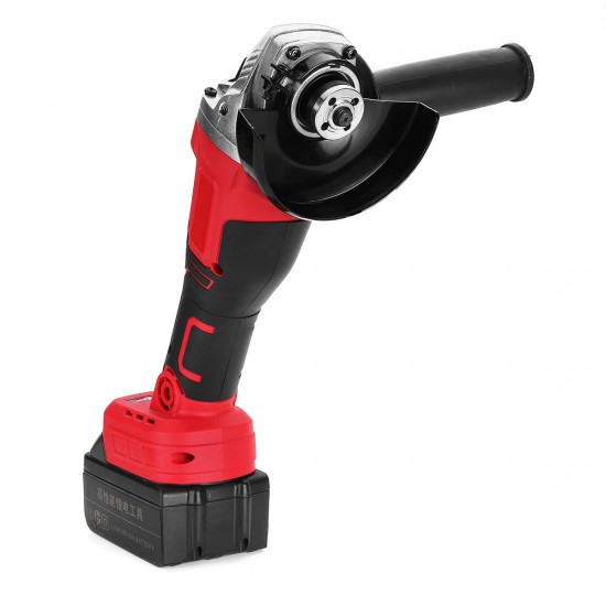 Cordless Angle Grinder 18V Li-ion 16800H 180mm Handeld Electric Angle Grinder Industrial Grade