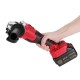 Cordless Angle Grinder 18V Li-ion 16800H 180mm Handeld Electric Angle Grinder Industrial Grade