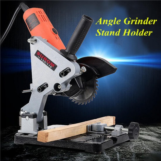 Electric Angle Grinder Stand Angle Cutter Support Bracket Holder Stand Dock Cast Iron Base