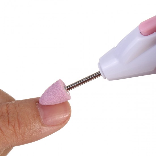 Nail Art Drill Kit Electric File Bits Acrylic Portable Salon Machine Tools Set