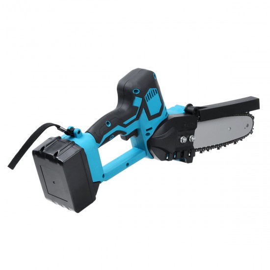 1080W 8 Inch Electric Cordless Chainsaw Chain Saw Handheld Garden Wood Cutting Tool with Battery