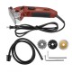 110V/220V Electric Mini Circular Saw with 3 Blades & Vacuum Tube Wood Metal Tile Cutter