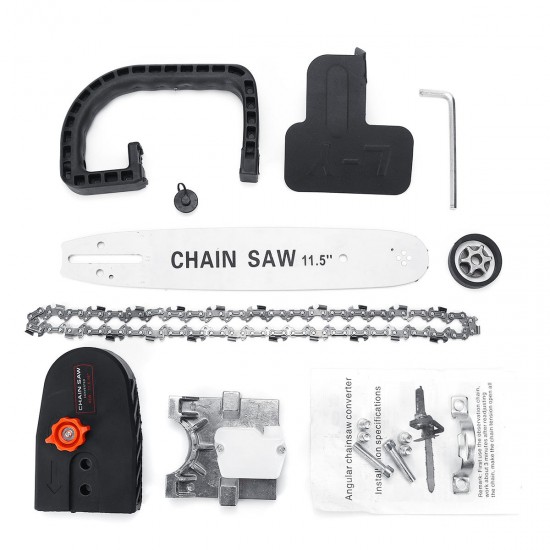 11.5 Inch DIY Electric Chain Saw Bracket Set with Adjustment Knob Woodworking