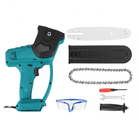 1200W Portable Electric One Hand Saw Woodworking Chain Saw Wood Cutting Machine For Makita 18V Battery