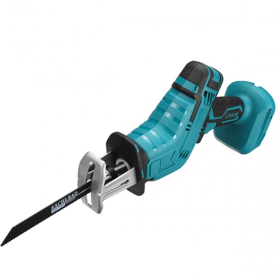 18V 10mm Coedless Handheld Electric Reciprocating Saw Variable Speed Electric Saw With 4X Saw Blades Adapted To Makita Battery