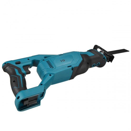 18V Blue Electric Reciprocating Saw Variable Speed Cordless Wood Metal Cutting Power Tools Set 18V Blue Electric Reciprocating Saw Variable Speed Cordless Wood Metal Cutting Power Tools Set
