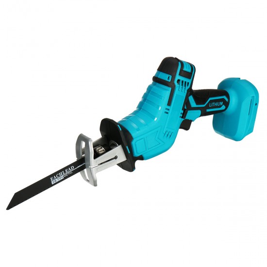 18V Cordless Handheld Electric Reciprocating Saw 0-3000rpm/min Electric Saber Saw With 4 Pcs Saw Blades Adapted To Makita Battery