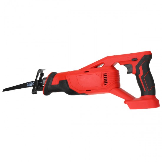 18V Red Electric Reciprocating Saw Variable Speed Cordless Wood Metal Cutting Power Tools Set