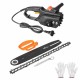 2000W 12 Inch Electric Chain Saw Corded Chainsaw Garden Cutting Tool Woodworking