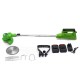 21V 650W 6000r/min Retractable Cordless Lawn Mower Grass Trimmer + 2 Lithium Batteries