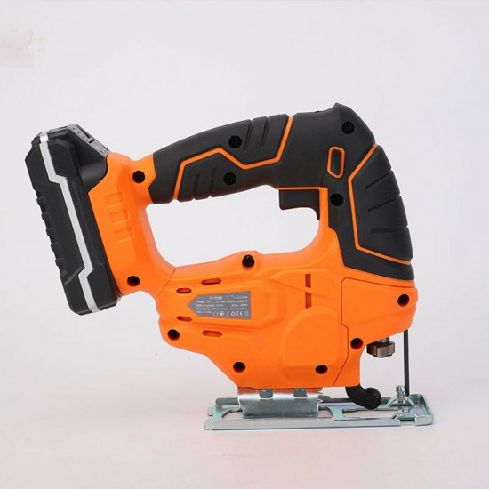 21V 900W Cordless Jig Saw Portable Wood Plastic Aluminium Jigsaw W/ 1/2pcs Battery