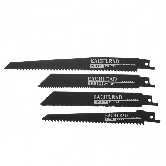 21V Cordless Reciprocating Saw Chainsaw W/ 4 Saw Blades Metal Cutting Woodworking 21V Cordless Reciprocating Saw Chainsaw W/ 4 Saw Blades Metal Cutting Woodworking