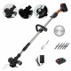 21V Electric Grass Weeds Lawn Trimmer Industrial Lawn Mowers Send Circular Saw Blades And Blades