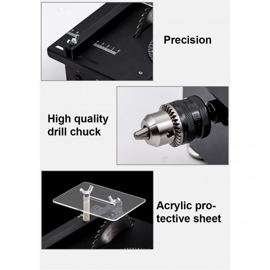24V 7200RPM 100W Mini Table Saws With Cutting Depth 40mm Woodworking Bench Saws Model 24V 7200RPM 100W Mini Table Saws With Cutting Depth 40mm Woodworking Bench Saws Model